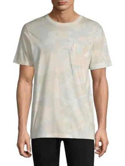 Shop Wesc Maxwell Camouflage Cotton T-shirt In Pastel Woodland