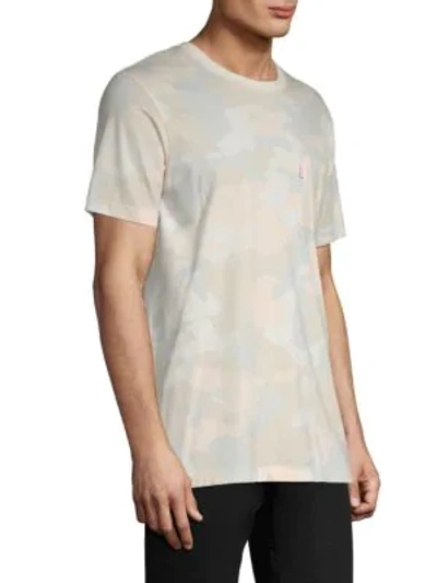 Shop Wesc Maxwell Camouflage Cotton T-shirt In Pastel Woodland