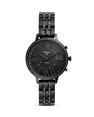 fossil black hybrid watch