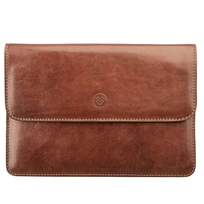 Shop Maxwell Scott Bags Men S Finely Crafted Leather Travel Wallet In Tan