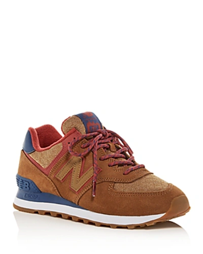 Shop New Balance Women's 574 Winter Quilted Low-top Sneakers In Tarnish