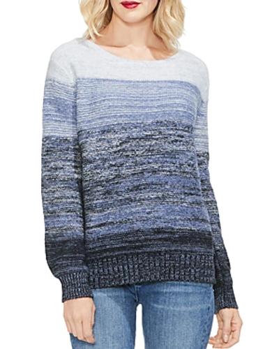 Shop Vince Camuto Ombre Sweater In Ink Blue