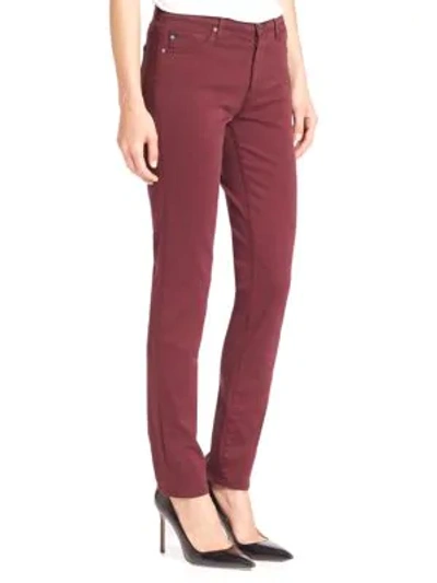 Shop Ag Prima Sateen Cigarette Skinny Jeans In Misty Mornings