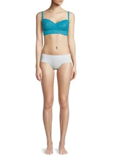 Shop Cosabella Never Say Never Sweetie Soft Bra In Dusty Turquoise