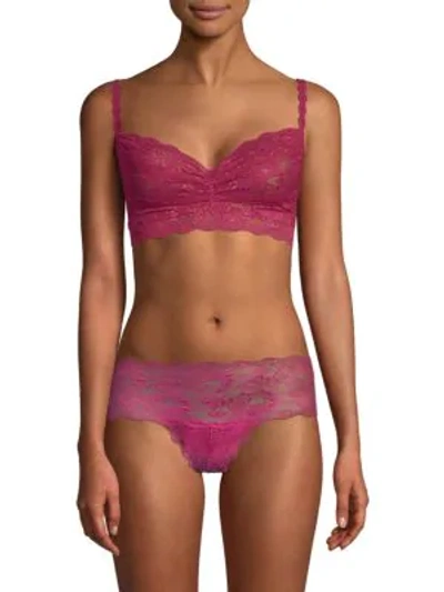 Shop Cosabella Never Say Never Sweetie Soft Bra In Plum Blossom