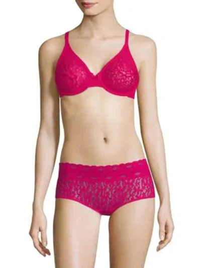 Shop Wacoal Halo Underwire Lace Bra In Love Potion