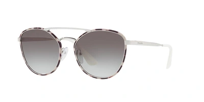 Shop Prada Woman  Pr 63ts In Brown Frames/grey Lenses