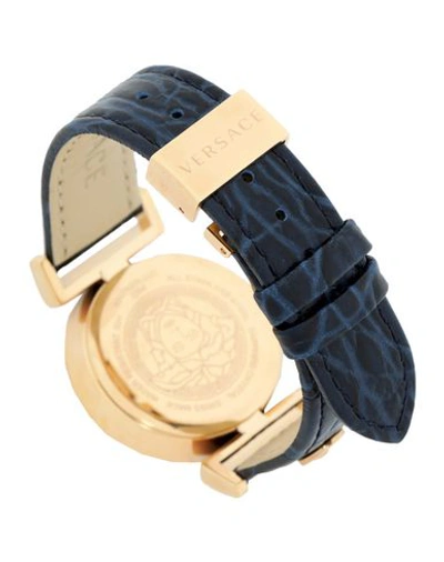 Shop Versace Wrist Watch In Copper