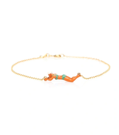 Shop Aliita Nadadora Bikini 9kt Gold Bracelet