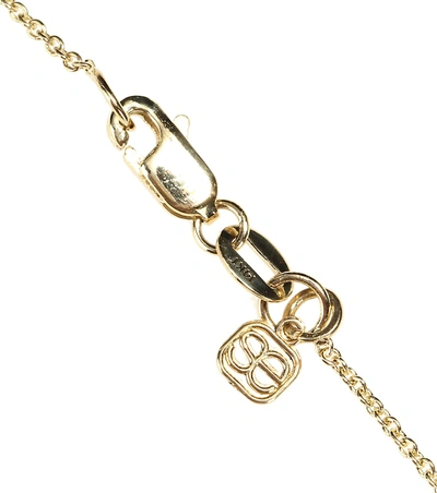 Shop Sydney Evan Mini Evil Eye 14kt Yellow Gold And White Diamond Necklace