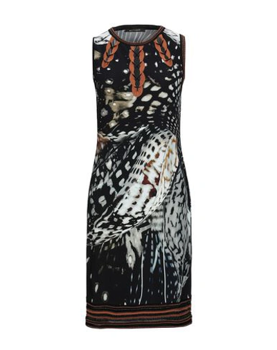 Shop Roberto Cavalli Knee-length Dress In Black