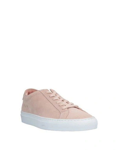 Shop Common Projects Sneakers In Pastel Pink