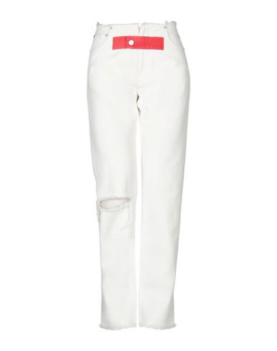 Shop Alyx Denim Pants In White
