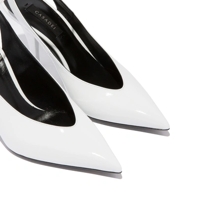 Shop Casadei New Waves In White