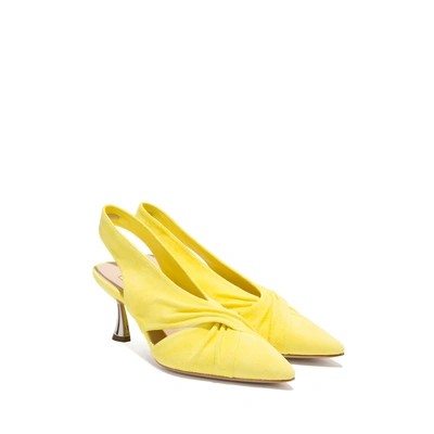 Shop Casadei K Blade Twisted In Sunny