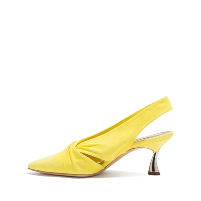Shop Casadei K Blade Twisted In Sunny