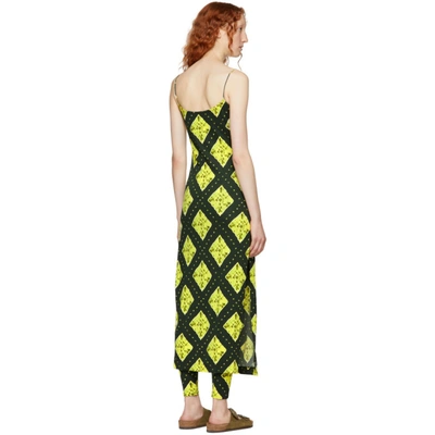 Shop Marc Jacobs Green Redux Grunge Cami Dress In 301 Greenmu