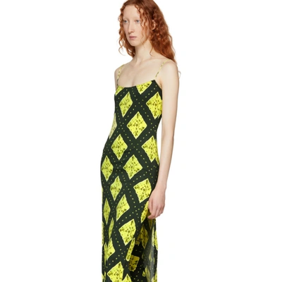 Shop Marc Jacobs Green Redux Grunge Cami Dress In 301 Greenmu