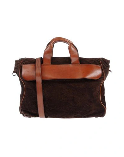Shop Numero 10 Handbag In Dark Brown
