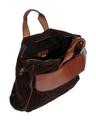 Shop Numero 10 Handbag In Dark Brown