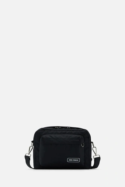 Shop Ami Alexandre Mattiussi Ami Paris Crossbody Bag In Black
