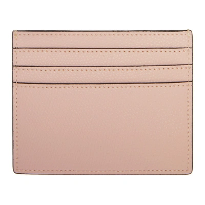 Shop Fendi Pink F Is  Card Holder In F01kw Pink
