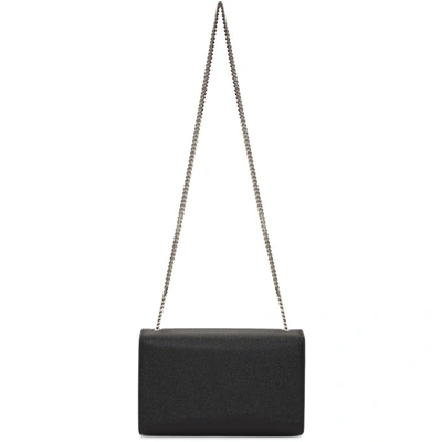Shop Saint Laurent Black Medium Kate Bag In 1000 Black