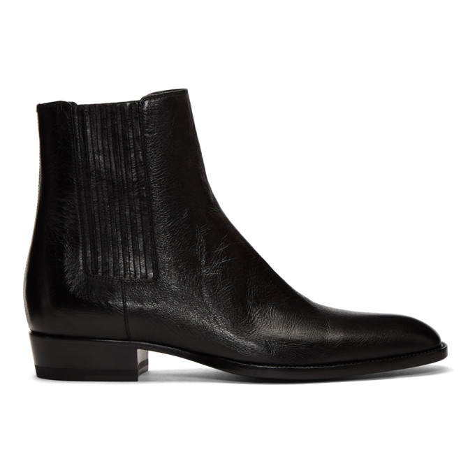 saint laurent wyatt ankle boots
