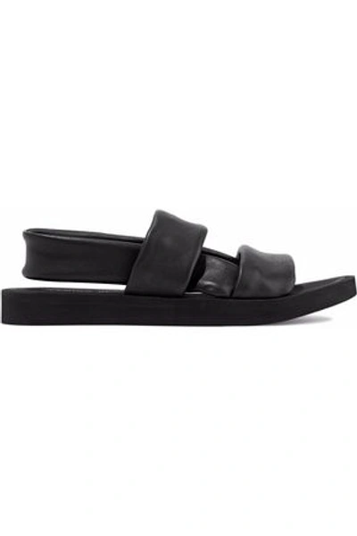 Shop Opening Ceremony Woman Two-tone Leather Sandals Black