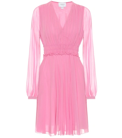 Shop Giambattista Valli Silk Minidress In Pink