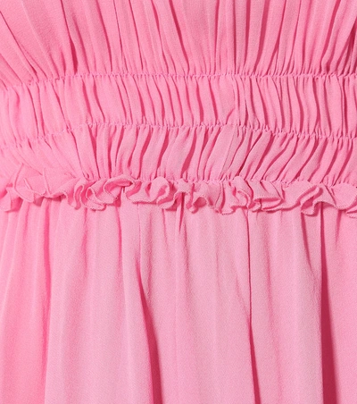 Shop Giambattista Valli Silk Minidress In Pink
