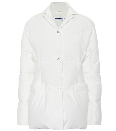 Shop Jil Sander Puffer Jacket In White