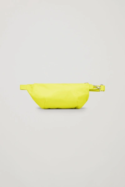 Shop Cos Nylon Belt Bag In Yellow
