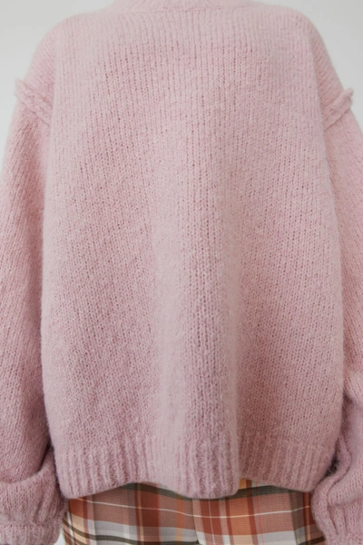 超大毛衣 苍粉色