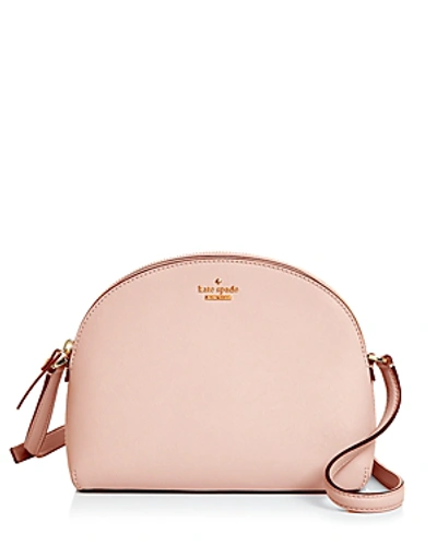 Kate Spade Cameron Street Large Hilli Leather Crossbody Bag In Warm Vellum