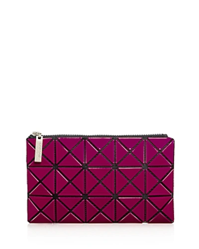 Shop Bao Bao Issey Miyake Prism Flat Pouch In Bordeaux