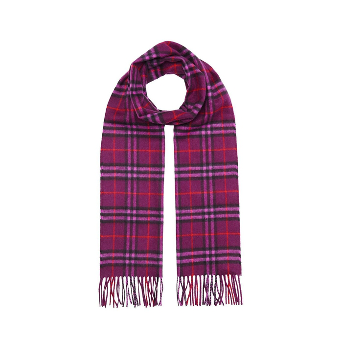 burberry purple plaid scarf