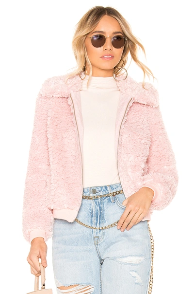 Shop Majorelle Adele Coat In Blush Pink