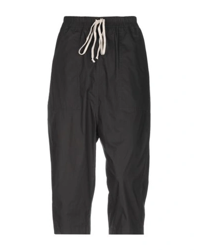 Shop Rick Owens Drkshdw 3/4-length Shorts In Black