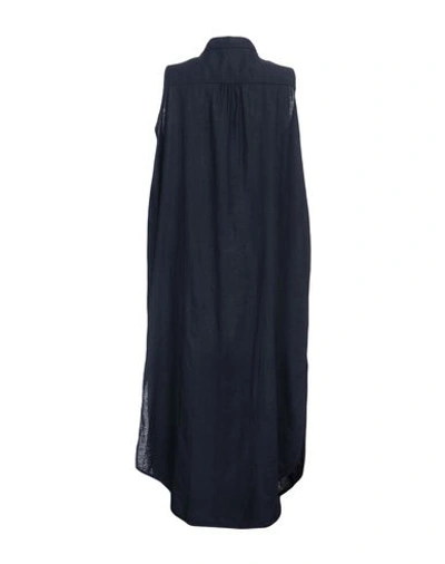 Shop Primordial Is Primitive 3/4 Length Dresses In Dark Blue