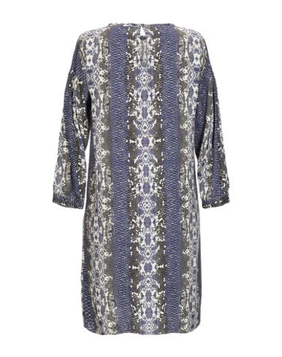 Trussardi Jeans Short Dresses In Purple
