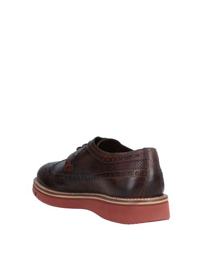 Shop Corvari Lace-up Shoes In Dark Brown