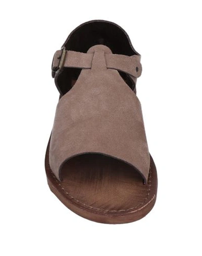 Shop Sangue Sandals In Dove Grey