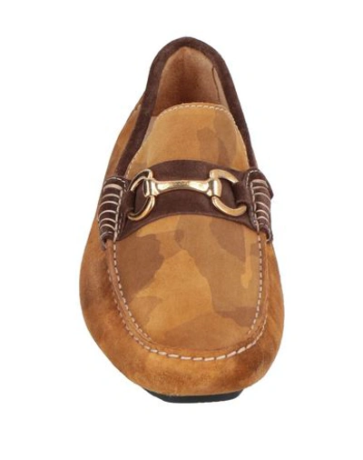 Shop Gold Brothers Loafers In Camel