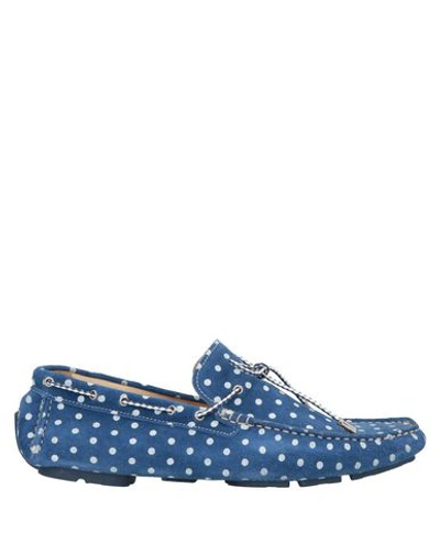 Shop Gold Brothers Loafers In Azure