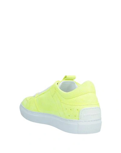 Shop Attimonelli's Sneakers In Yellow