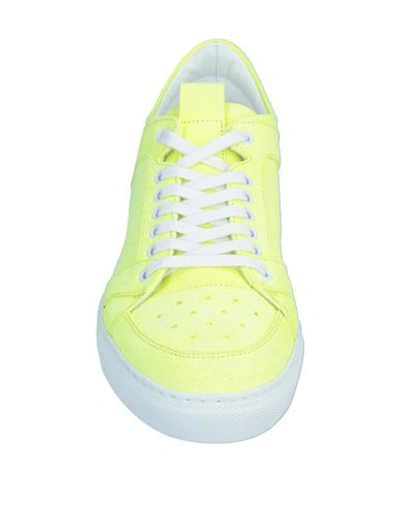 Shop Attimonelli's Sneakers In Yellow