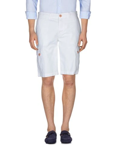 Shop Mc2 Saint Barth Man Shorts & Bermuda Shorts White Size 38 Cotton