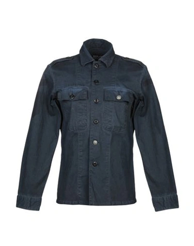Shop Replay Jacket In Dark Blue