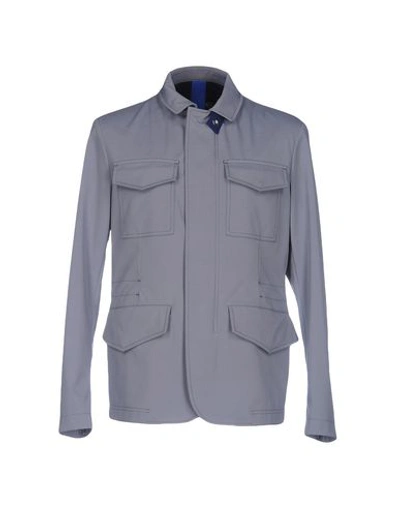 Shop Geospirit Full-length Jacket In Grey
